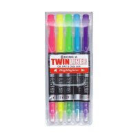 Twinliner Fosforlu Kalem Karışık Renk Kalem Tipi Çift Taraflı 5 Lİ 231500