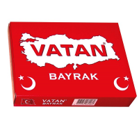 Vatan Masa Bayrağı Türk %100 Polyester 20x30 VT101