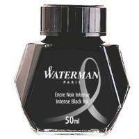 Waterman Dolma Kalem Mürekkebi Cam Şişede 50 ML Siyah S0110710