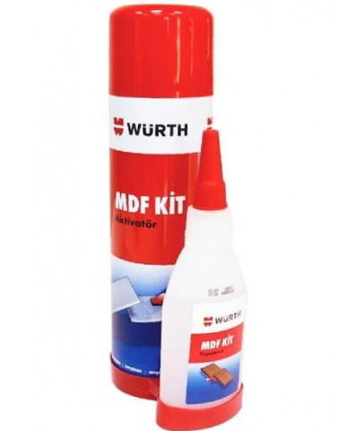 Würth Mdf Kit Aktivatör Hızlı Yapıştırıcı 100 ml+500 ml( 0892100444028 24 )