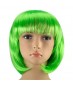 Yeşil Küt Peruk Saç