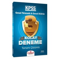 Yönerge KPSS Genel Yetenek Genel Kültür Kolay 3 Deneme Çözümlü Yönerge Yayınları