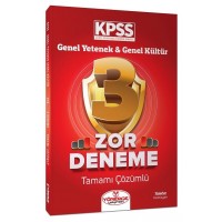 Yönerge KPSS Genel Yetenek Genel Kültür Zor 3 Deneme Çözümlü Yönerge Yayınları